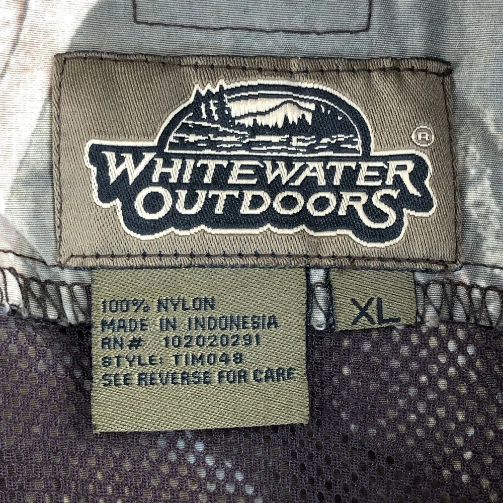 Whitewater Outdoors Advantage Timber Camo Convertible Pants Mens XL Hunting GORP